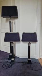 Staande lamp + 2 bijpassende tafellampen, Huis en Inrichting, Lampen | Tafellampen, Ophalen, Zo goed als nieuw, Hotel chique, 75 cm of meer