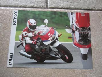Yamaha FZR1000 brochure folder 1993 beschikbaar voor biedingen