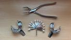 Tandarts instrumenten van metaal 4x, Diversen, Ophalen of Verzenden, Zo goed als nieuw