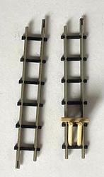 Eggerbahn: halve rechte rails met smalle bielzen, Overige merken, Gelijkstroom, Rails, Ophalen of Verzenden