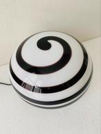 Ilu di Vetro tafellamp Zebra glazen bol met Swirl, Huis en Inrichting, Lampen | Tafellampen, Minder dan 50 cm, Gebruikt, Ophalen of Verzenden