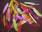 1761-15-Zak: 40x VEREN : ROZE, ROOD, ORANJE, GEEL, Ophalen of Verzenden, Nieuw, Materiaal