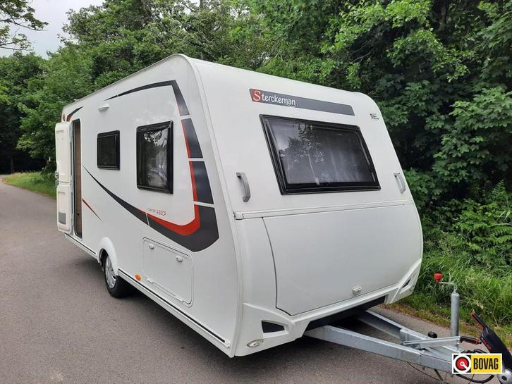 Sterckeman Comfort, Caravans en Kamperen, Caravans, tot en met 4, 1000 - 1250 kg, Treinzit, Sterckeman, Dwarsbed, Overige typen