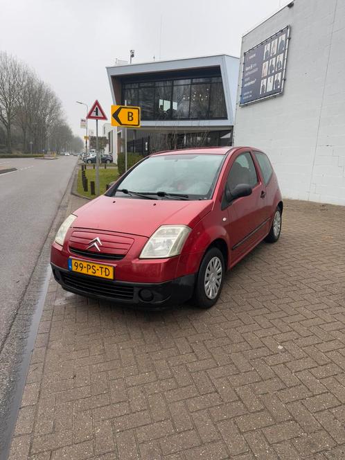 Citroën C2 1.1 I Ligne Prestige 2004 Rood, Auto's, Citroën, Bedrijf, C2, Benzine, B, Hatchback, Handgeschakeld, Origineel Nederlands