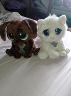 Knuffel Set: Hond en Kat - Zachte Vriendjes, Ophalen of Verzenden, Zo goed als nieuw, Hond