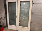 Klapdeuren met driepuntssluiting 2x 83cm breed 2,015 hoog, Doe-het-zelf en Verbouw, Kozijnen en Schuifpuien, 75 tot 150 cm, Deurkozijn