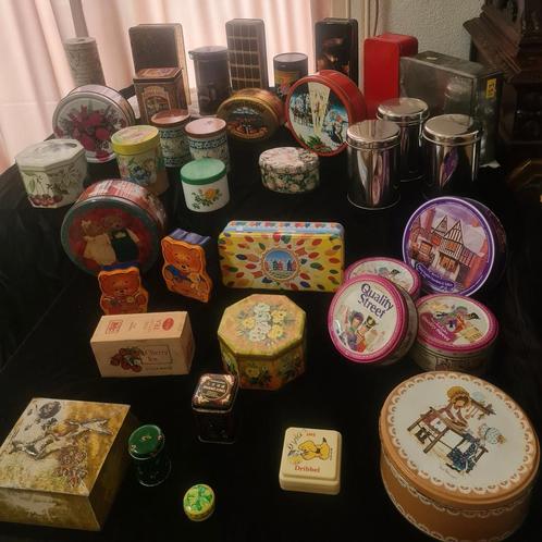 Partij Oud Hollandse blikken, e.a. 37 stuks!, Verzamelen, Blikken, Gebruikt, Koffie, Douwe Egberts, Ophalen of Verzenden