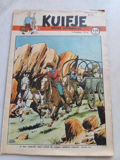 Weekblad Kuifje 1947 nr 51, in zeer goede staat, Boeken, Stripboeken, Gelezen, Eén stripboek, Ophalen of Verzenden