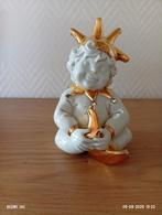 Capodiemonte zittende clown, Ophalen of Verzenden, Zo goed als nieuw, Figuurtje