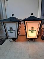 Originele grote vintage Rhenania Alt bier lichtbak lantaarn, Ophalen of Verzenden, Gebruikt, Reclamebord, Plaat of Schild, Overige merken