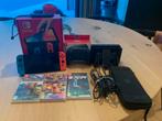 Nintendo Switch Oled met games en toebehoren, Spelcomputers en Games, Spelcomputers | Nintendo Switch, Met games, Ophalen of Verzenden