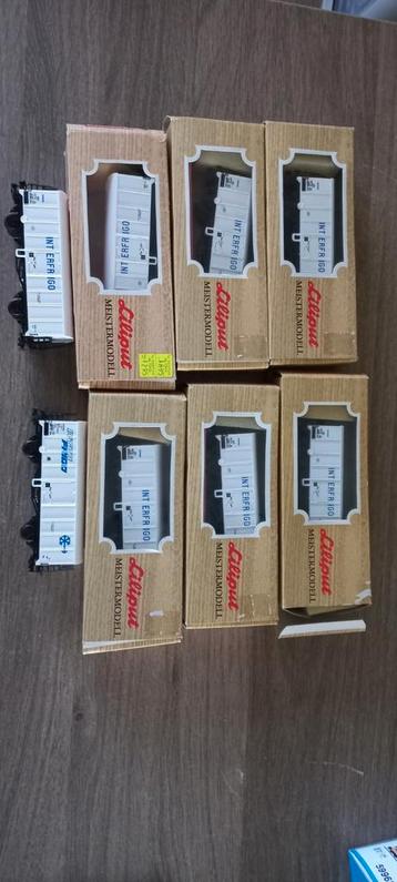Liliput Interfrigo Wagens - 8 stuks! beschikbaar voor biedingen