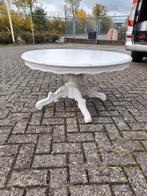 Mooie  witte ronde barok salon tafel, Ophalen of Verzenden