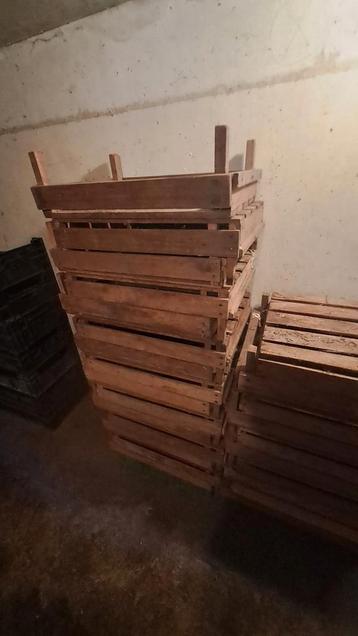 Mooie hardhouten kratjes stuk of 20/30 beschikbaar voor biedingen