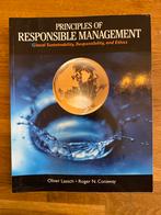 Principles of Responsible Management - Bedrijfskunde, Ophalen of Verzenden, Gelezen, Management