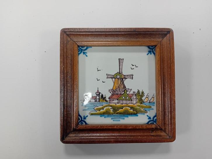 Makummer tegeltje molen, Antiek en Kunst, Antiek | Wandborden en Tegels, Ophalen