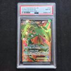 Rayquaza | Dragons Exalted | #123 | PSA 8, Ophalen of Verzenden, Zo goed als nieuw, Losse kaart, Foil