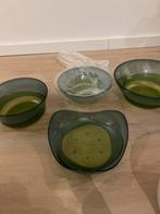 Tupperware bewaardozen mengkommen groen set 4, Ophalen of Verzenden