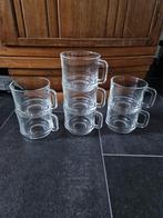 7 Theekopjes van glas Duralex, Huis en Inrichting, Keuken | Servies, Gebruikt, Ophalen of Verzenden, Glas, Overige stijlen