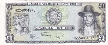 Peru 50 soles de oro 15-12-1977 beschikbaar voor biedingen