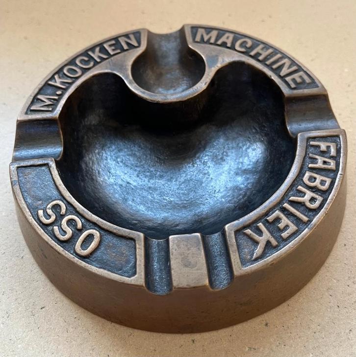 Zeldzame bronzen asbak - Van Dongen Gieterijen - topstaat, Antiek en Kunst, Antiek | Koper en Brons, Brons, Ophalen of Verzenden