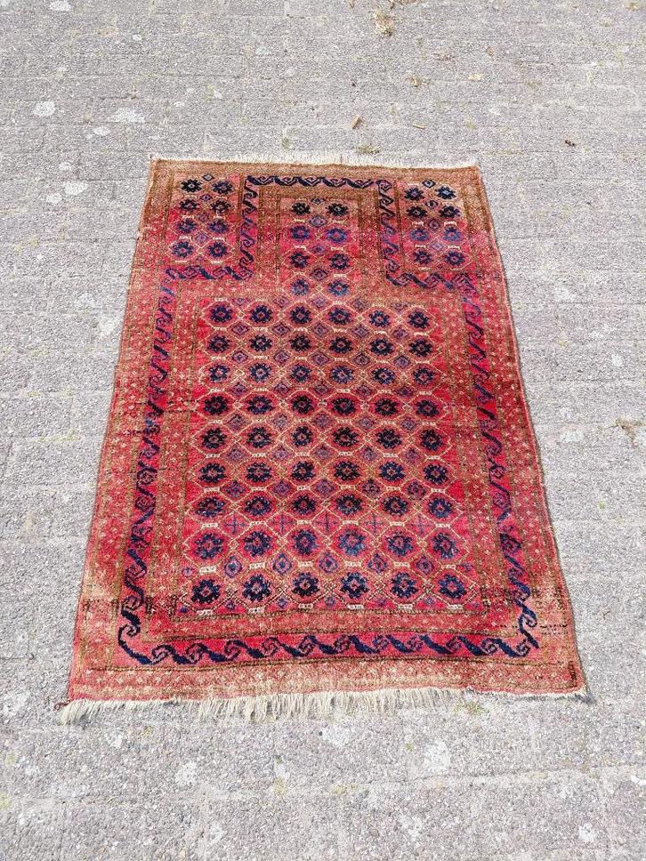 Oosters tapijt, Beloutch bidkleed afmeting lxb = 130x86 cm., Antiek en Kunst, Antiek | Kleden en Textiel, Ophalen of Verzenden