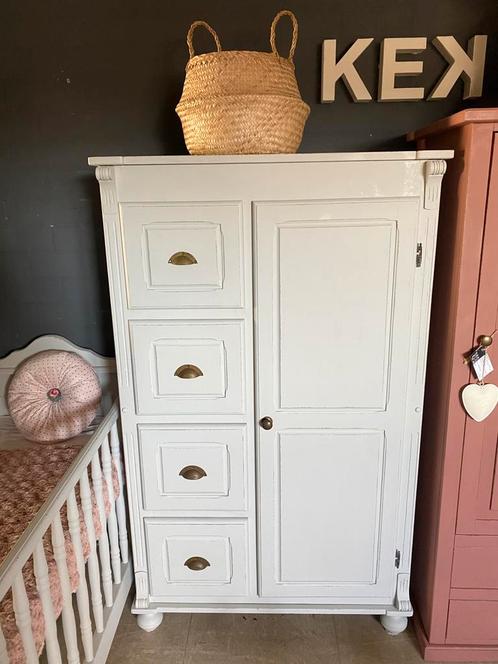 Brocante kast Else ( hang/leg), Kinderen en Baby's, Kinderkamer | Commodes en Kasten, Zo goed als nieuw, 105 cm of meer, 50 tot 70 cm