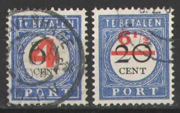 Nederland Port 29/30 gestempeld 1906-1909 beschikbaar voor biedingen