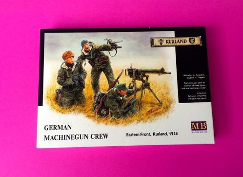 MasterBox 3526 German Machine-Gunners 1944 1/35, Hobby en Vrije tijd, Modelbouw | Figuren en Diorama's, 1:35 tot 1:50, Ophalen of Verzenden