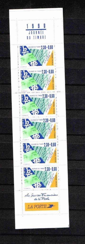 carnet journee du timbre 1990 /bc2640 frankrijk beschikbaar voor biedingen