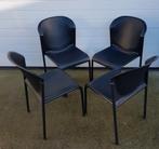 20 x Kembo Holland Design stoelen zwarte kuipstoelen retro, Huis en Inrichting, Stoelen, Kunststof, Zwart, Ophalen of Verzenden