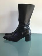GRATIS VERZENDEN | SENDRA kekke bohemian zwarte boots 40, Verzenden, Zwart, Zo goed als nieuw, Hoge laarzen