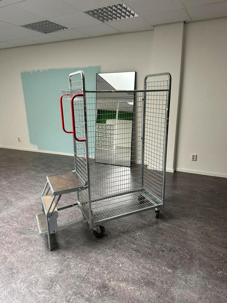 Orderverzamelwagen/transportkar, Doe-het-zelf en Verbouw, Transportwagens, Gebruikt, Steekwagen, Ophalen