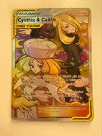 Pokémon kaart Cynthia & Caitlin trainer kaart, Ophalen of Verzenden, Zo goed als nieuw, Losse kaart