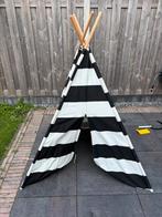 Tipi tent - zwart/wit, Ophalen, Zo goed als nieuw, Overige materialen
