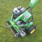 John Deere 220 E-cut hybrid, Tuin en Terras, Grasmaaiers, Zo goed als nieuw, Benzine-grasmaaier, 50 cm of meer, Kooimesmaaier