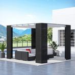 Pergola 3x3 meter -schuifdak - complete set - zwart - nieuw, Tuin en Terras, Overkappingen, Ophalen, Pruisische veldweg 220 Hengelo
