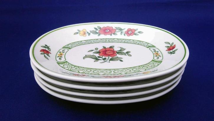 Villeroy & Boch Summerday - 4 kleine ovale schaaltjes, Huis en Inrichting, Keuken | Servies, Zo goed als nieuw, Schaal of Schalen