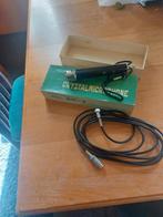 Vintage Crystal microphone Bm 3 japan piezo electrio in doos, Muziek en Instrumenten, Microfoons, Ophalen of Verzenden, Gebruikt