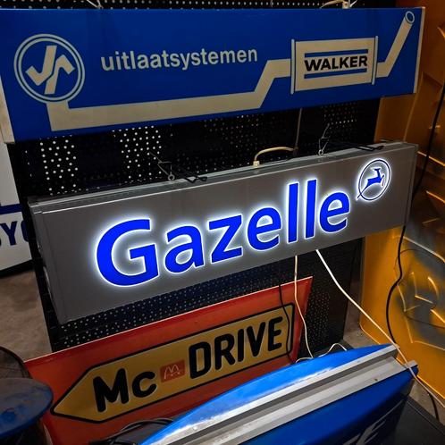 Gazelle lichtbak, Verzamelen, Merken en Reclamevoorwerpen, Gebruikt, Lichtbak of (neon) lamp, Ophalen