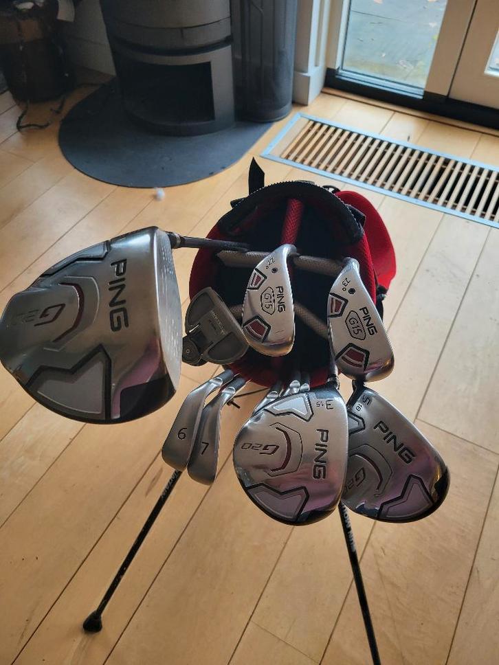 Zeer uitbreide Ping G15 – G20 Dames Set Linkshandig, Sport en Fitness, Golf, Gebruikt, Set, Ping, Ophalen