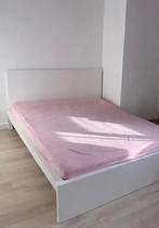 Ikea Malm 2 persoonsbed 140X200 inclusief lattenbodem, Huis en Inrichting, Ophalen, Wit, Tweepersoons, 140 cm