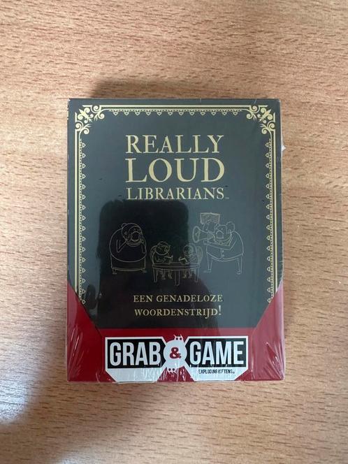 Really Loud Librarians Pocket NL, Hobby en Vrije tijd, Gezelschapsspellen | Kaartspellen, Zo goed als nieuw, Een of twee spelers
