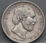 Zilveren rijksdaalder 1872 - 2 1/2 gulden 1872 - Willem 3, Zilver, 2½ gulden, Koning Willem III, Losse munt
