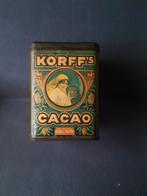 F.KORFF & CO AMSTERDAM  2.1/2 KG BLIK. C.A. 1930., Verzamelen, Ophalen of Verzenden, Gebruikt, Overige