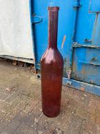 Grote glazen wijnfles / vaas - Mica, Ophalen, Gebruikt, Mica, X