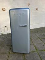 SMEG koelkast, zilvergrijs, Gebruikt, Grijs, 150 tot 200 cm, 50 tot 75 cm