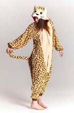 Luipaard Cheetah onesie 140-146 Pak Kostuum Bruin, Ophalen of Verzenden, Nieuw, 134 t/m 140, Jongen of Meisje