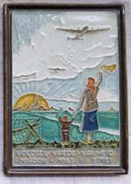 Wandtegel Voedsel Vrede Vrijheid puntgave, Antiek en Kunst, Antiek | Wandborden en Tegels, Verzenden