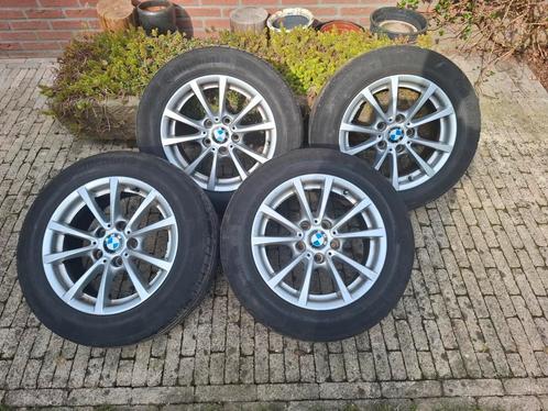 Bmw f30, f31 wielen met zomerbanden., Auto-onderdelen, Banden en Velgen, Banden en Velgen, Zomerbanden, 16 inch, 205 mm, Personenwagen
